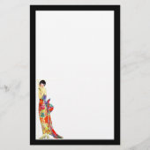 Lady in Formal Gown Briefpapier (Voorkant)