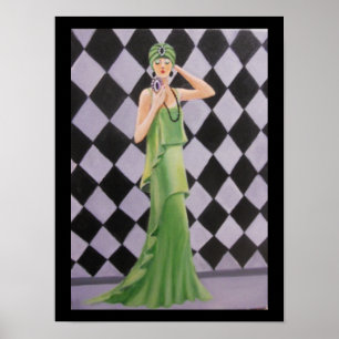 LADY IN GROEN POSTER