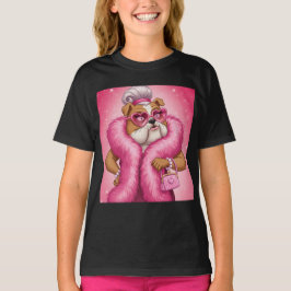 Lady in Pink beroemd gemaakt door Natasha Us T-shirt