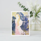 Lady in Pink-dress, Maurice Denis Briefkaart (Staand voorkant)