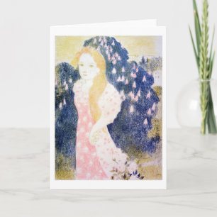 Lady in Pink-dress, Maurice Denis Kaart