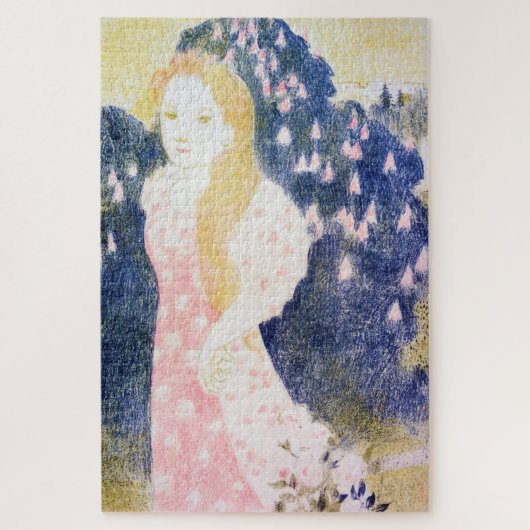 Lady in Pink-dress, Maurice Denis Legpuzzel (Verticaal)