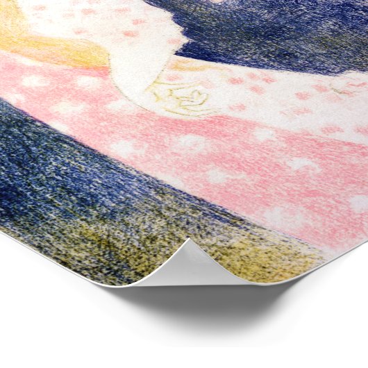 Lady in Pink-dress, Maurice Denis Poster (Hoek)