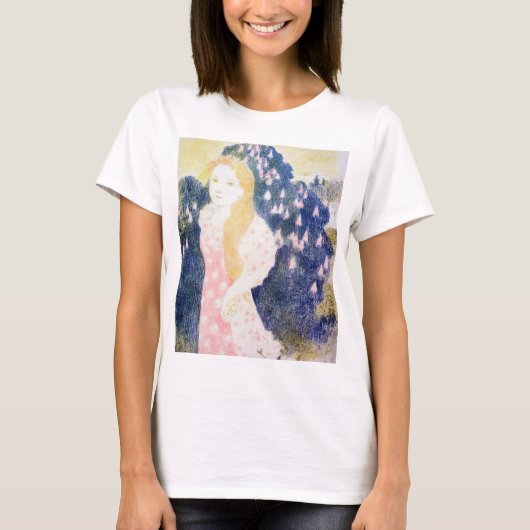 Lady in Pink-dress, Maurice Denis T-shirt (Voorkant)