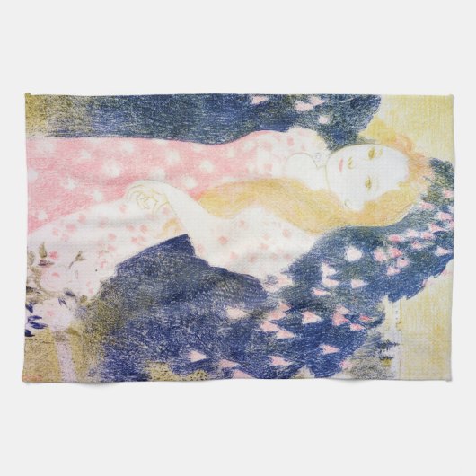 Lady in Pink-dress, Maurice Denis Theedoek (Horizontaal)