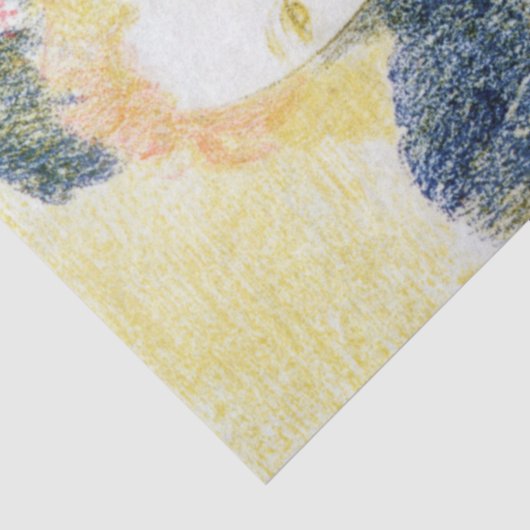 Lady in Pink-dress, Maurice Denis Tissuepapier (Detail)