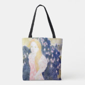Lady in Pink-dress, Maurice Denis Tote Bag (Achterkant)