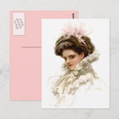 Lady in Profile Briefkaart (Voorkant / Achterkant)