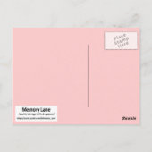 Lady in Profile Briefkaart (Achterkant)