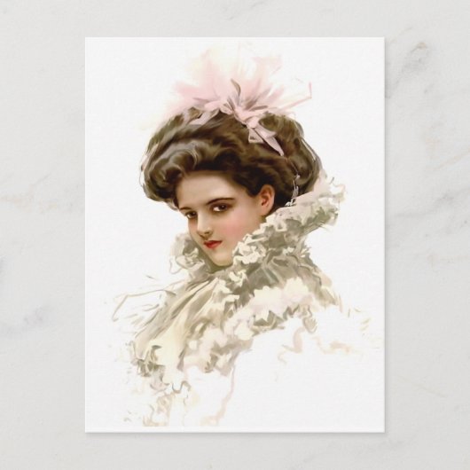 Lady in Profile Briefkaart (Voorkant)