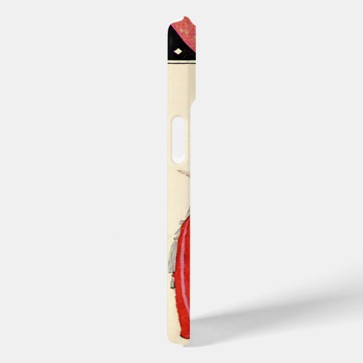 LADY IN RED, BEAUTY MODE COSTUME DESIGN MONOGRAM Case-Mate iPhone CASE (Achterkant / Rechts)