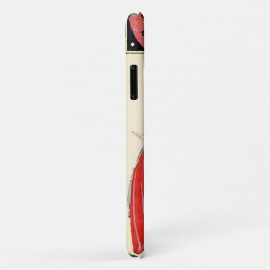 LADY IN RED, BEAUTY MODE COSTUME DESIGN MONOGRAM Case-Mate iPhone CASE (Achterkant/rechts)