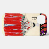 LADY IN RED, BEAUTY MODE COSTUME DESIGN MONOGRAM Case-Mate iPhone CASE (Achterkant (horizontaal))