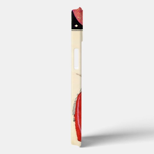 LADY IN RED, BEAUTY MODE COSTUME DESIGN MONOGRAM Case-Mate iPhone CASE (Achterkant / Rechts)