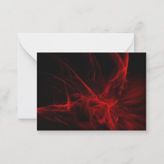 Lady in Red, bedankt voor je briefkaart (Achterkant)