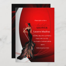 Lady in Red Bridal-douche