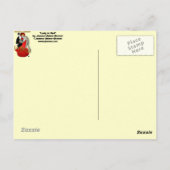 Lady in Red Briefkaart (Achterkant)