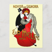 Lady in Red Briefkaart (Voorkant)