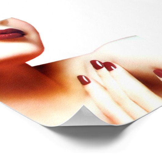 Lady In Red Poster (Hoek)