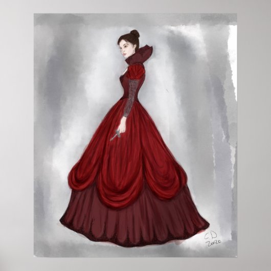 Lady in Red Poster (Voorkant)