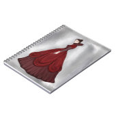 Lady In Red Poster, grotere Briefkaarten speelkaar Notitieboek (Linkerzijde)