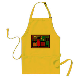 "LADY IN THE KITCHEN" APRON STANDAARD SCHORT