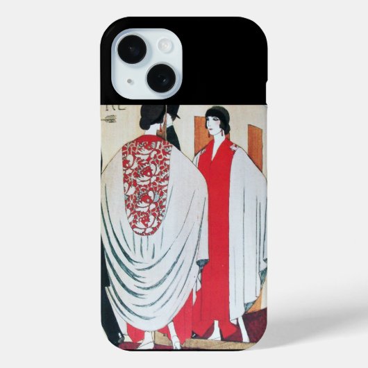 LADY IN THE MIRROR Art Deco Beauty Mode Case-Mate iPhone Case (Achterkant)
