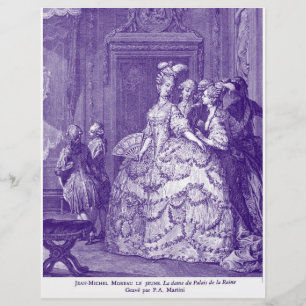 Lady in Wachten op Marie Antoinette Flyer