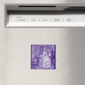 Lady in Wachten op Marie Antoinette Magneet (Insitu (Vaatwasser))