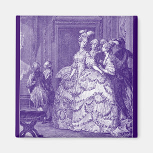 Lady in Wachten op Marie Antoinette Magneet