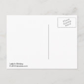 Lady in Waiting Briefkaart (Achterkant)