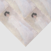 Lady in White Gustave Klimt Tissuepapier (Detail)