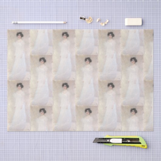 Lady in White Gustave Klimt Tissuepapier (Craft)