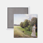 Lady in White Reading Magneet (Voorkant / Achterkant)
