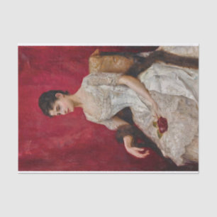 Lady in White van Julius Leblanc Stewart Tissuepapier