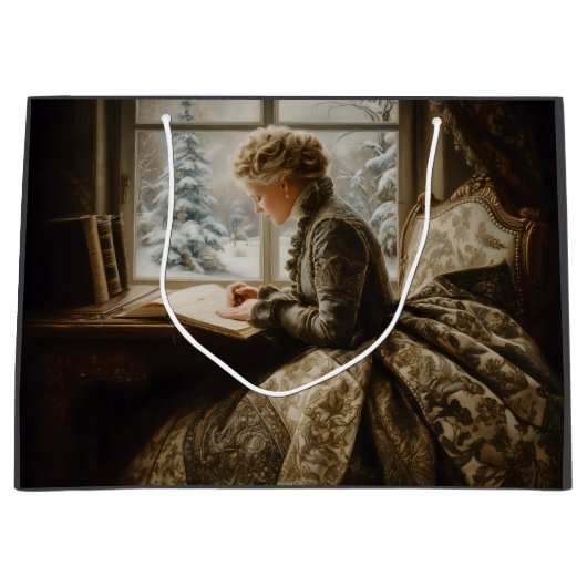 Lady in Winter Groot Cadeauzakje (Voorkant)