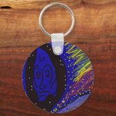 Lady in Wintertime Keychain (Achterkant)