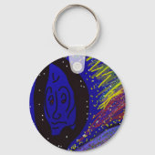 Lady in Wintertime Keychain (Achterkant)