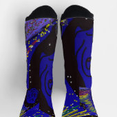 Lady in Wintertime Socks Sokken (Top)