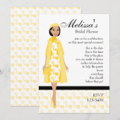 Lady in Yellow Kaart (Voorkant / Achterkant)