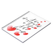 Lady inspirerend notebook notitieboek (Linkerzijde)