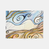 Lady Ireland Fleece Blanket (Voorkant (Horizontaal))