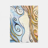 Lady Ireland Fleece Blanket (Voorkant)