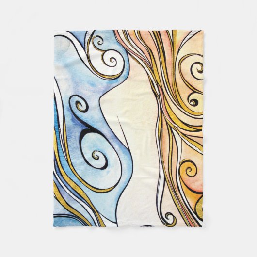 Lady Ireland Fleece Blanket Deken (Voorkant)