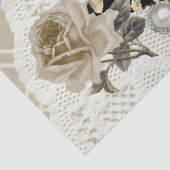  Lady Ivory Lace Elegant-weefselboek Tissuepapier (Detail)