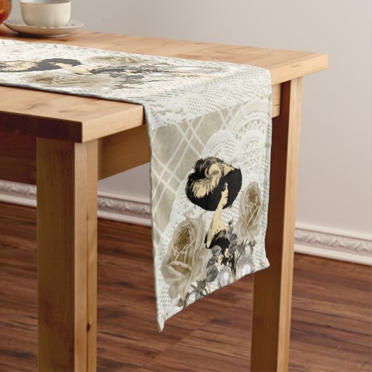  Lady Ivory Lace Tafelloper (Voorbeeld)