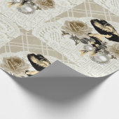-Lady Ivory-plukpapier Cadeaupapier (Hoek)