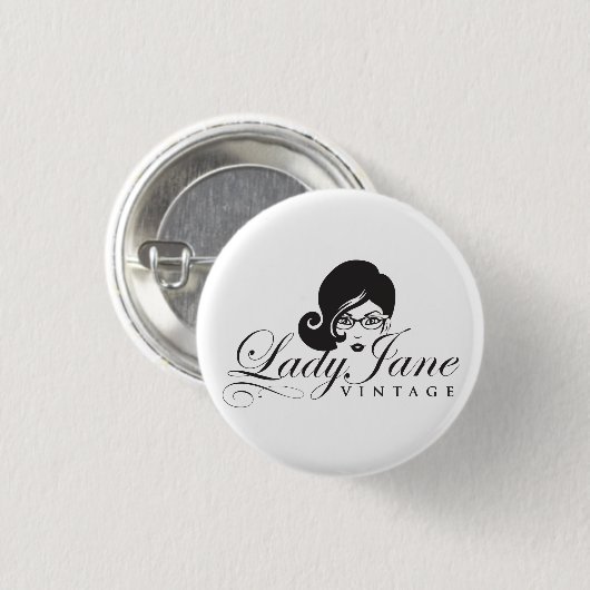 Lady Jane  Button Pin (Voorkant /achterkant)