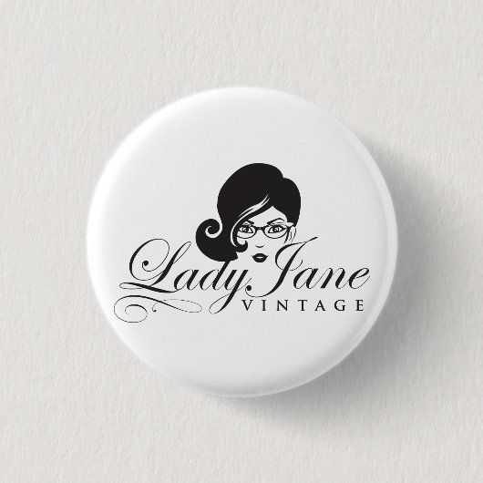Lady Jane  Button Pin (Voorkant)