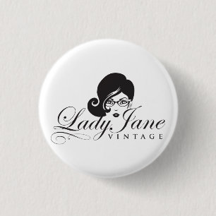 Lady Jane Button Pin